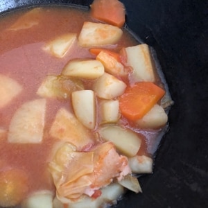 低温調理 炊飯器～チキンのスープ